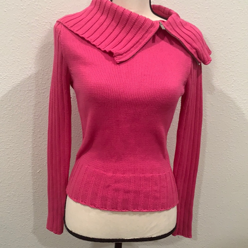 Ideology pink knit sweater - Picture 3 of 6